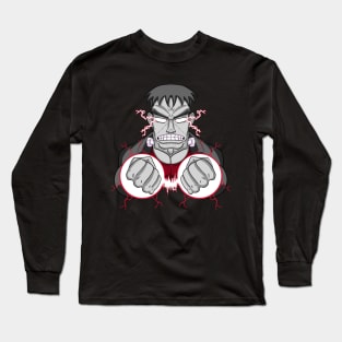 Electric Frankenstein (RED) Long Sleeve T-Shirt